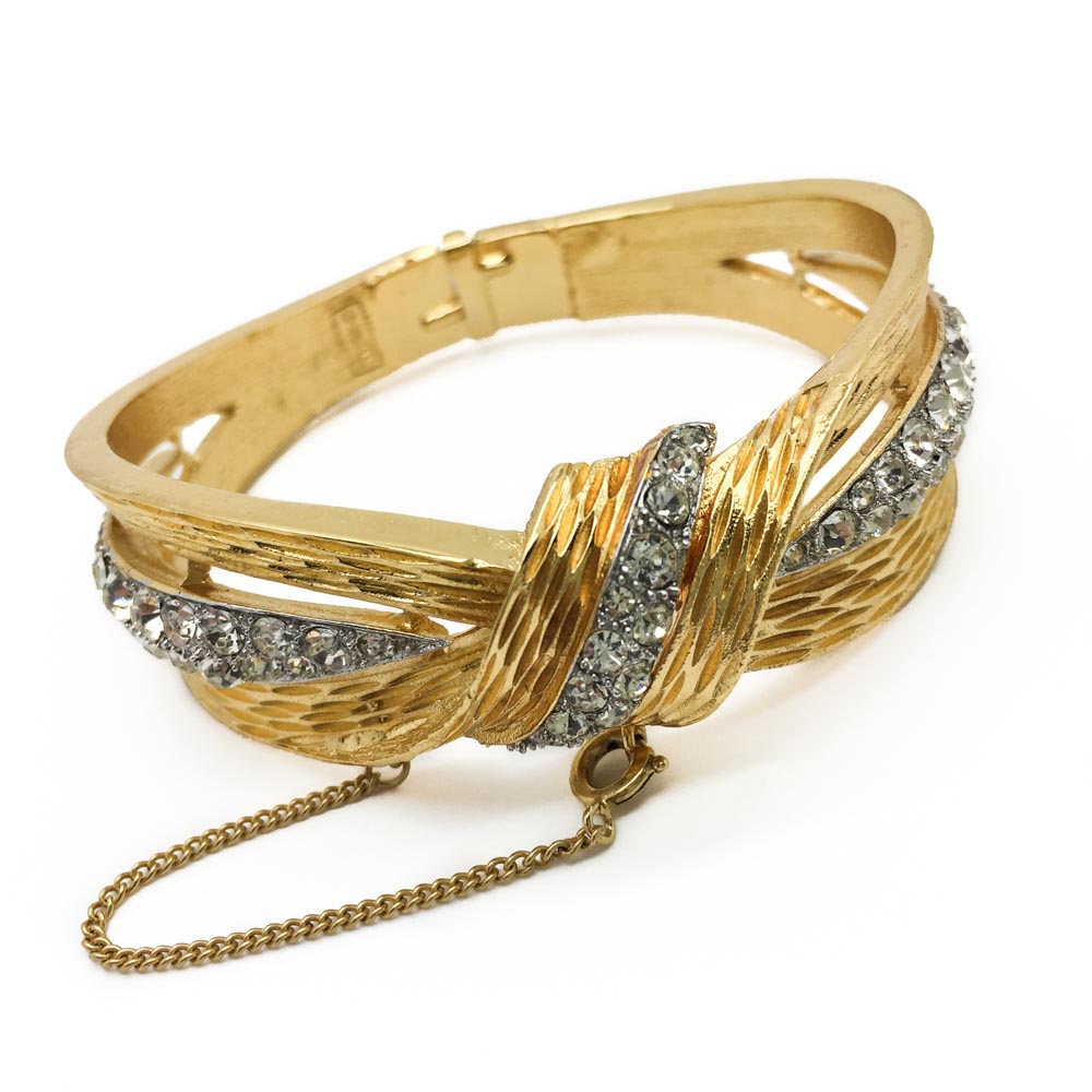 Trifari bangle Fashion Jewellery Vintage Jewellery Vintage Bracelet VIntage Costume Jewellery Vintage for Sale Jennifer Gibson Jewellery