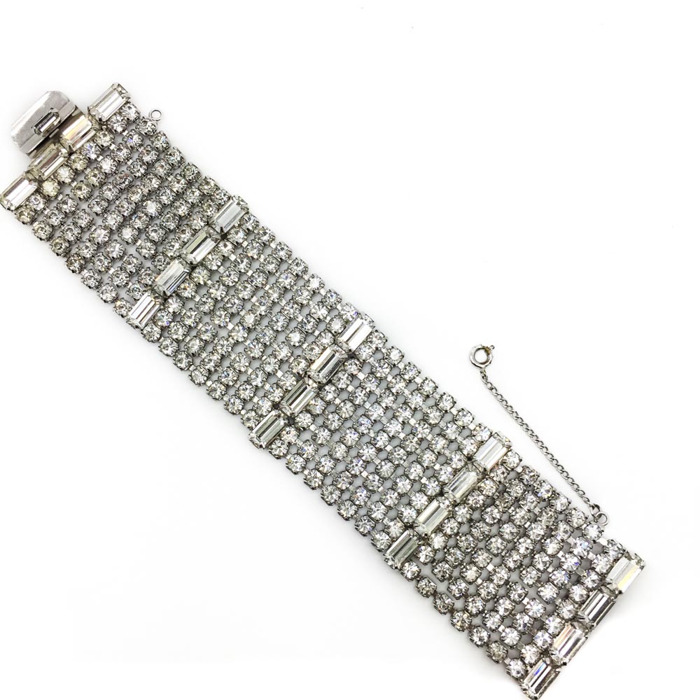 Vintage Weiss Crystal Bracelet1950s
