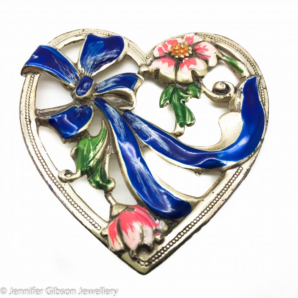 Vintage Costume Jewellery | Coro Heart