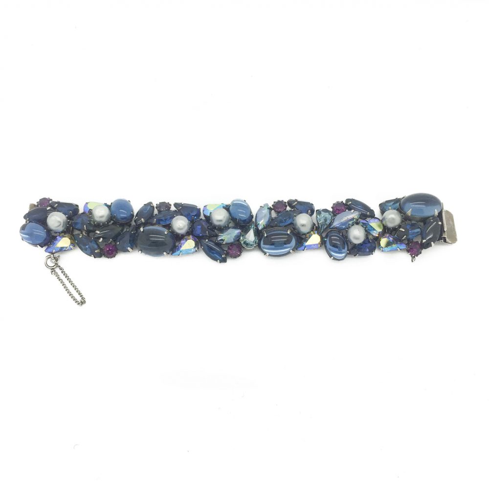 Kramer NYC Vintage 1950s Blue Hue Bracelet