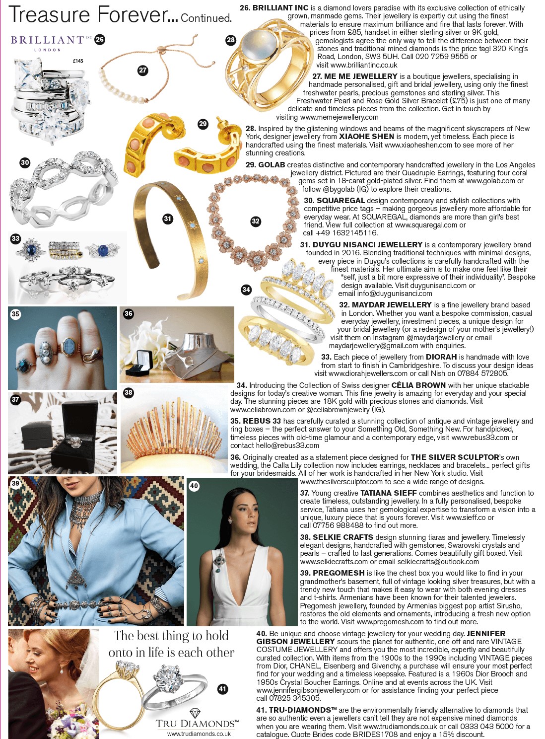 vintage costume jewellery for your wedding Jennifer Gibson
