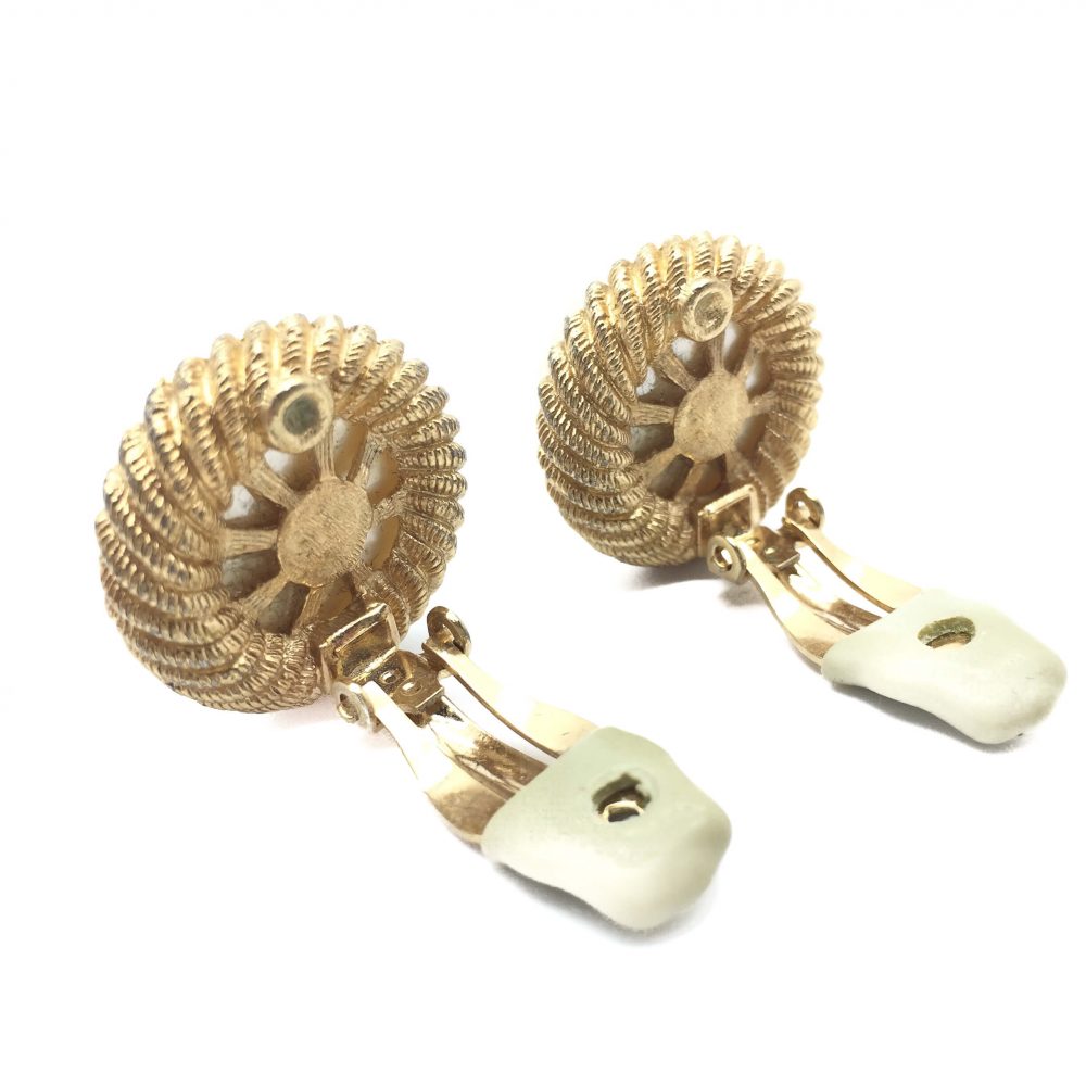 CINER Pearl 1980s Mabe Earring Vintage Costume Jewellery