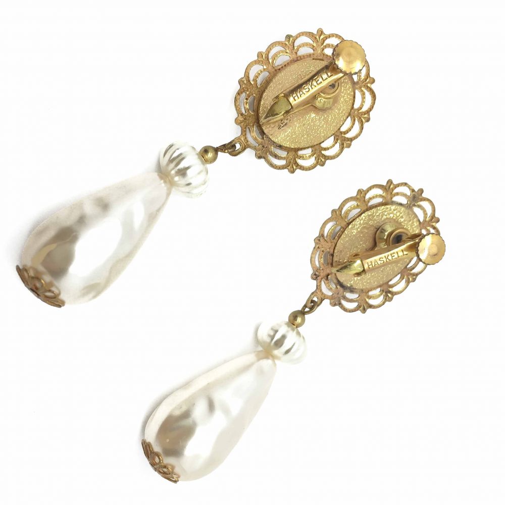 Miriam Haskell Vintage Earrings Costume Jewellery Vintage Earrings