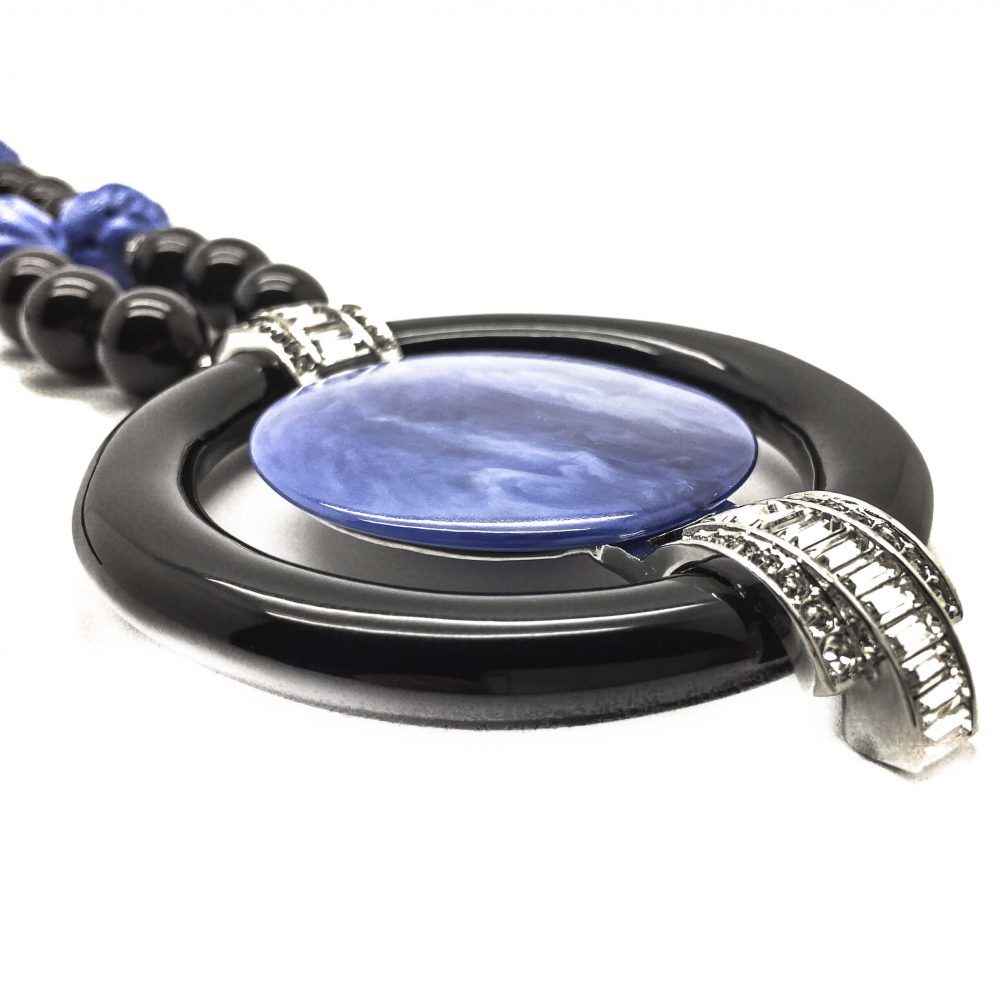 KJL Art Deco Suite Kenneth Jay Lane Vintage Costume Jewellery Necklcae Ring Bracelet 1990s