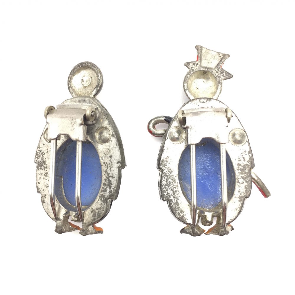 Vintage Penguin 1930s Coro VIntage Costume Jewellery Vintage Brooch