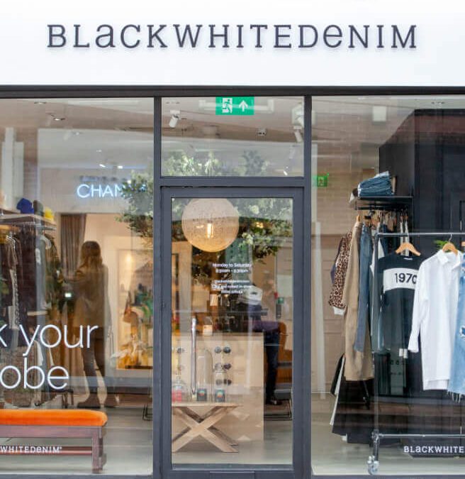 Black White Denim Pop up Event
