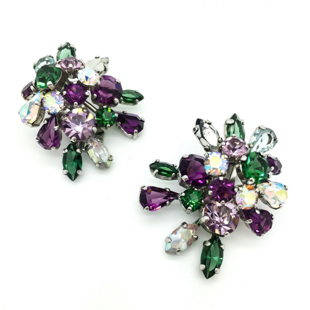 Vintage Dior Earrings 1958 Costume Jewellery Vintage Earrings Christian Dior Jewellery