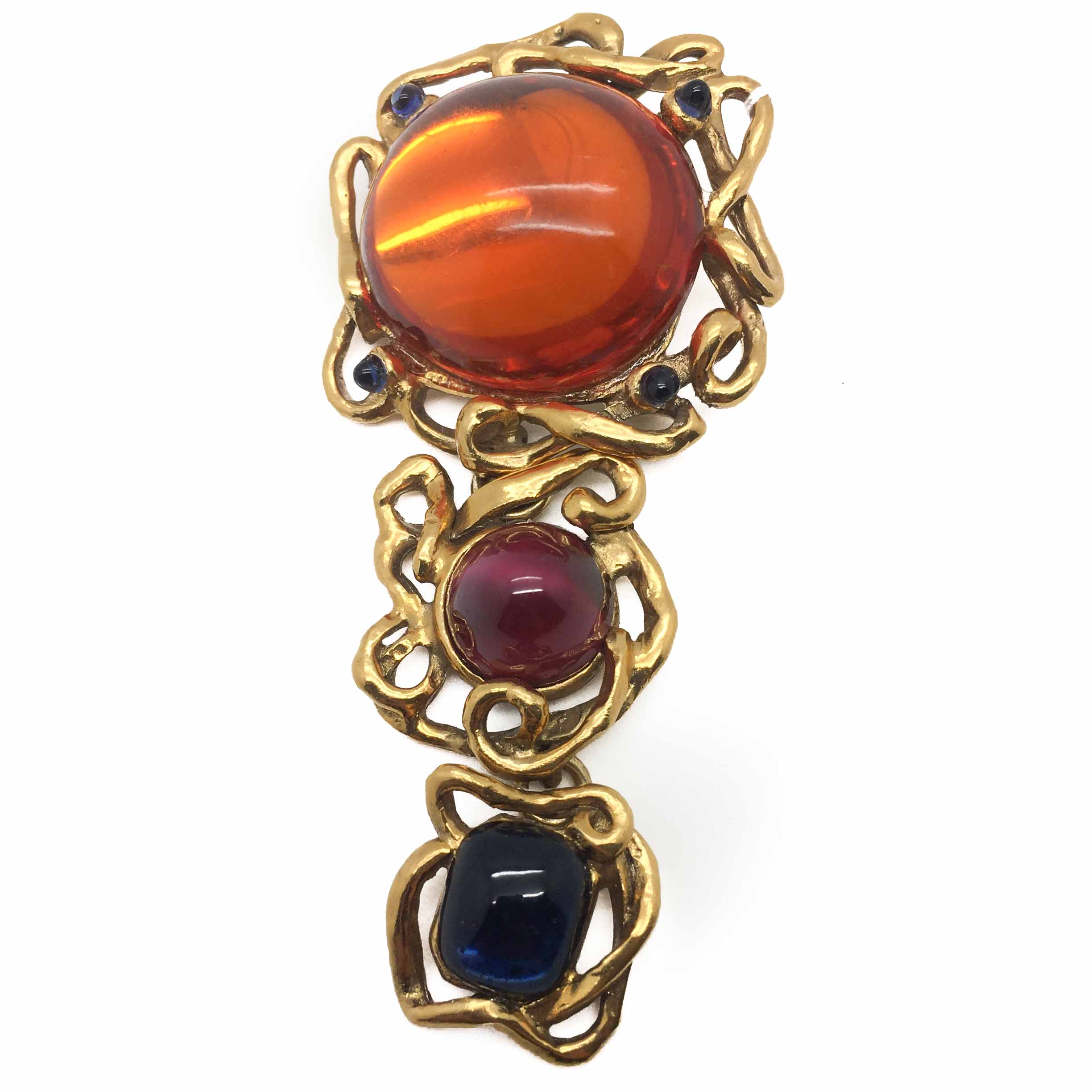 IMG_1847(1) YSL Vintage Pendant Brooch, YSL jewellery, YSL brooch, Vintage YSL, Vintage Costume Jewellery, Vintage Jewellery, Vintage Necklace, Vintage Jewelry, Jewellery Shop, Costume Jewellery, Vintage Costume Jewellery
