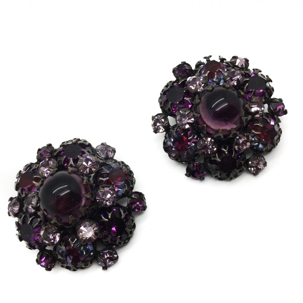 Purple Schreiner Earrings