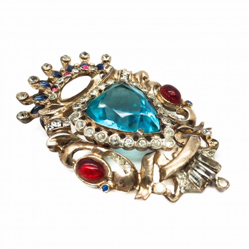 Coro Heart Brooch, Vintage Brooch, Heart Jewellery, Vintage Costume Jewellery, Vintage Jewellery, Vintage Jewelry, Jewellery Shop, Costume Jewellery, Vintage Costume Jewellery
