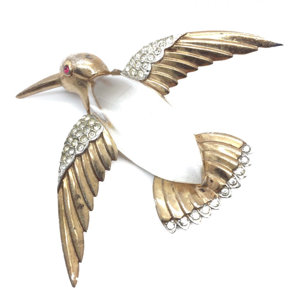 Trifari, Trifari Jelly Belly, Sterling Trifari, Trifari Brooch, Bird Brooch, Vintage Costume Jewellery, Vintage Jewellery, Vintage Necklace, Vintage Jewelry, Jewellery Shop, Costume Jewellery, Vintage Costume Jewellery