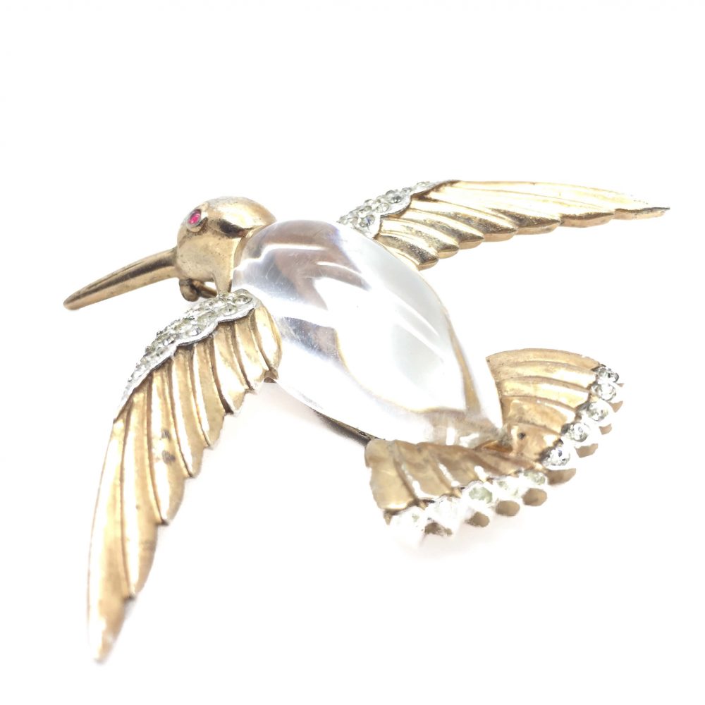 Trifari, Trifari Jelly Belly, Sterling Trifari, Trifari Brooch, Bird Brooch, Vintage Costume Jewellery, Vintage Jewellery, Vintage Necklace, Vintage Jewelry, Jewellery Shop, Costume Jewellery, Vintage Costume Jewellery