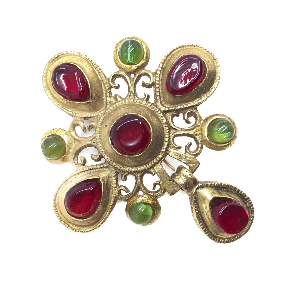 Goossens Brooch, Byzantine, Chanel, Chanel Byzantine, Chanel Cruciform, Robert Goossens, Vintage Goossens, Vintage Chanel, Vintage Costume Jewellery, Vintage Jewellery, Vintage Necklace, Vintage Jewelry, Jewellery Shop, Costume Jewellery, Vintage Costume Jewellery
