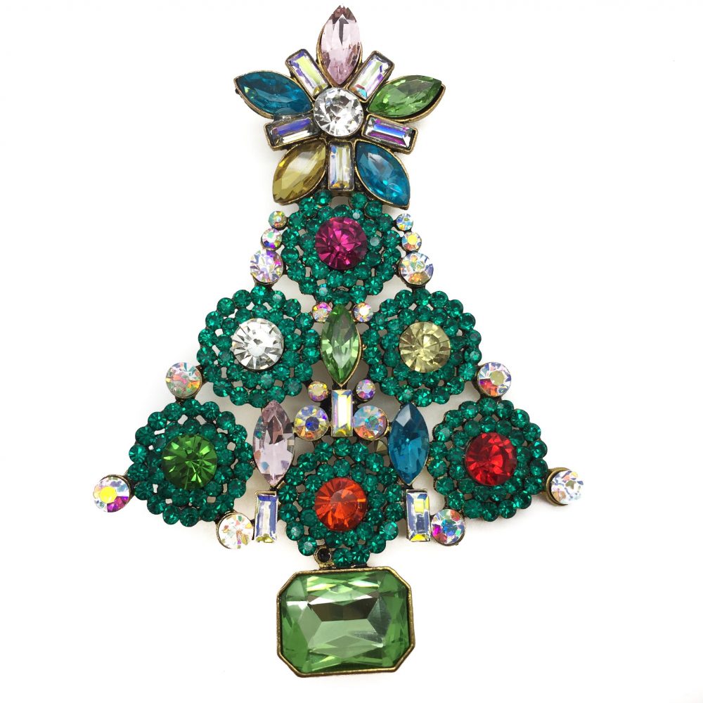 Christmas Tree Brooch, Vintage Costume Jewellery, Vintage Jewellery, Vintage Necklace, Vintage Jewelry, Jewellery Shop, Costume Jewellery, Vintage Costume Jewellery