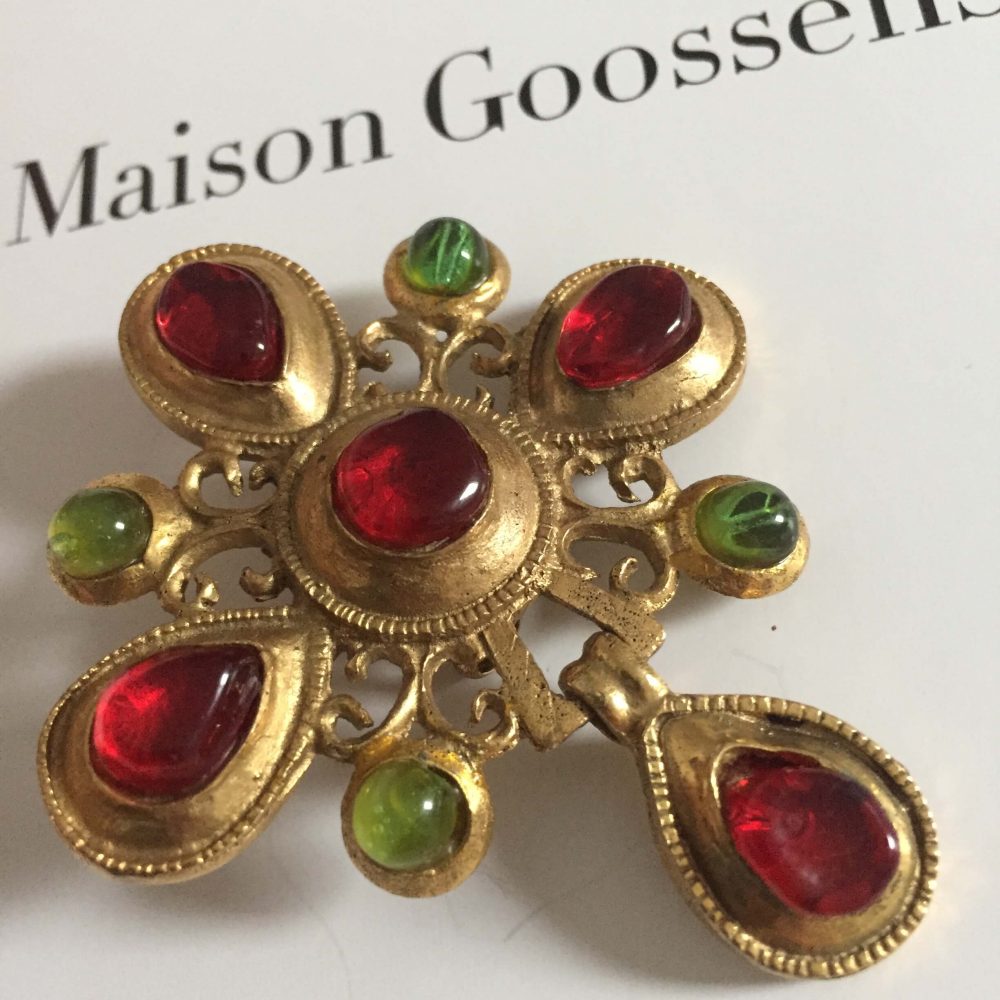 Goossens Brooch, Byzantine, Chanel, Chanel Byzantine, Chanel Cruciform, Robert Goossens, Vintage Goossens, Vintage Chanel, Vintage Costume Jewellery, Vintage Jewellery, Vintage Necklace, Vintage Jewelry, Jewellery Shop, Costume Jewellery, Vintage Costume Jewellery