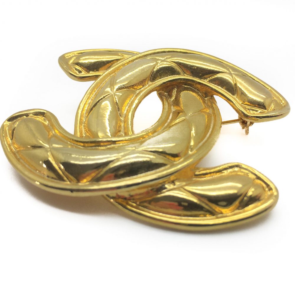 Vintage Chanel CC Logo Brooch