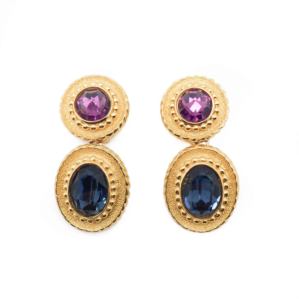 Vintage Costume Jewellery Dior Blue