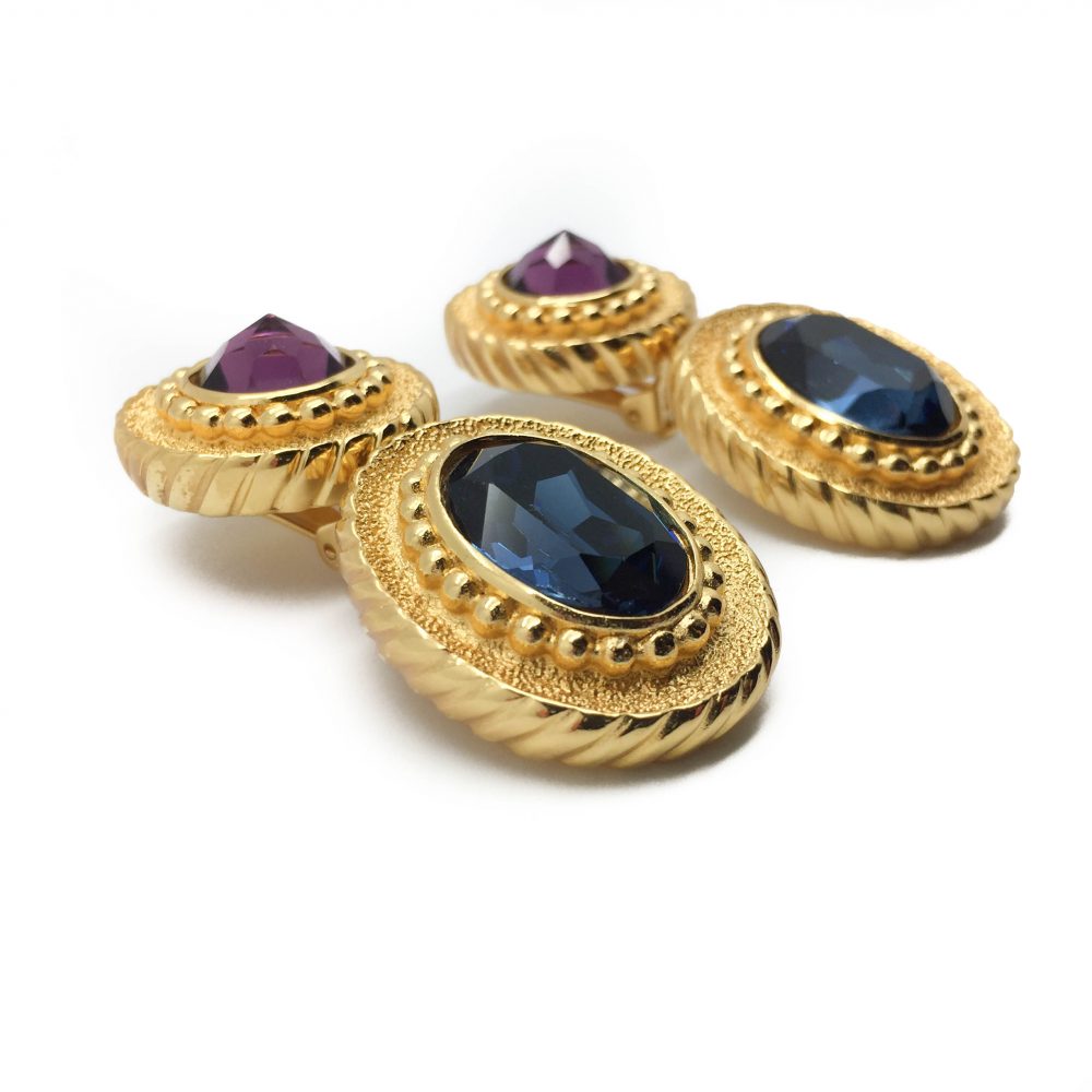 Vintage Costume Jewellery Dior Blue