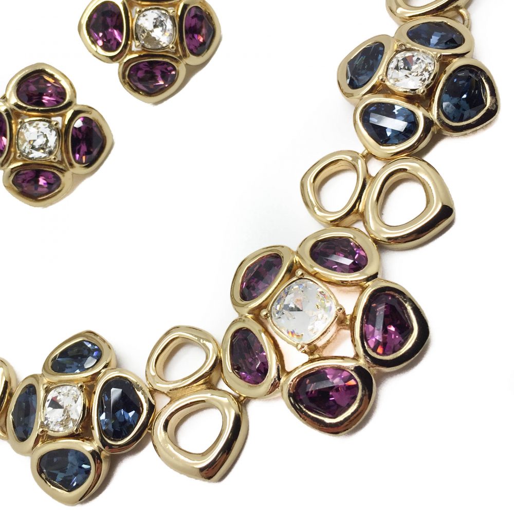 Vintage Costume Jewellery Dior Necklace Earrings