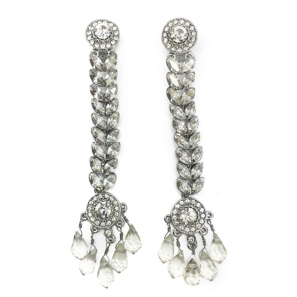 Rhinestone Statement Earrings