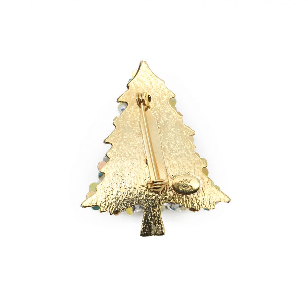 Vintage Hobe Christmas Tree Brooch