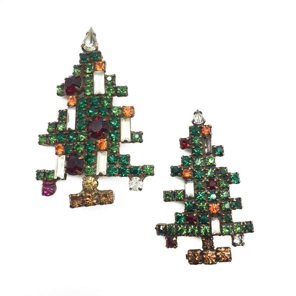 Vintage Weiss Christmas Tree Brooch