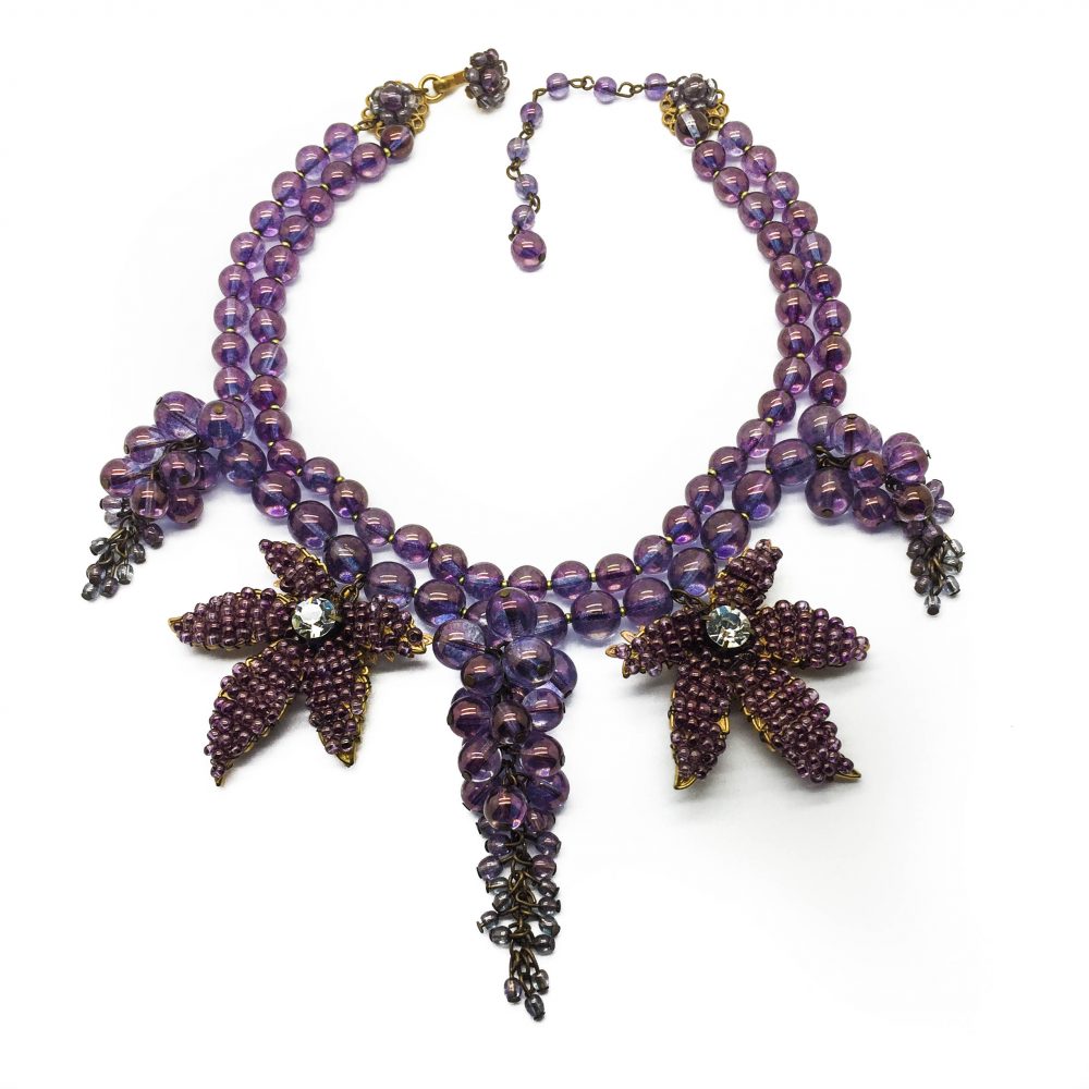 1950s Miriam Haskell Collar Necklace