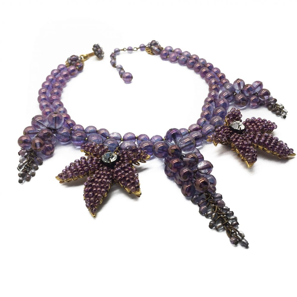 1950s Miriam Haskell Collar Necklace