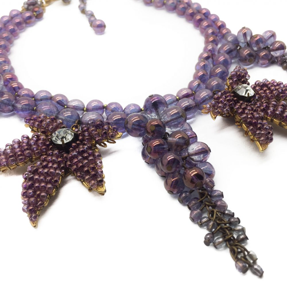 1950s Miriam Haskell Collar Necklace