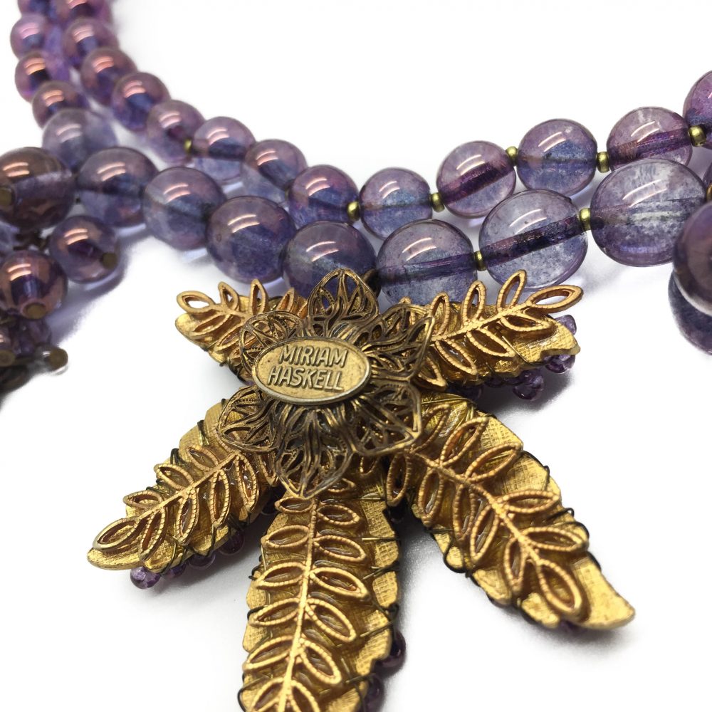 1950s Miriam Haskell Collar Necklace