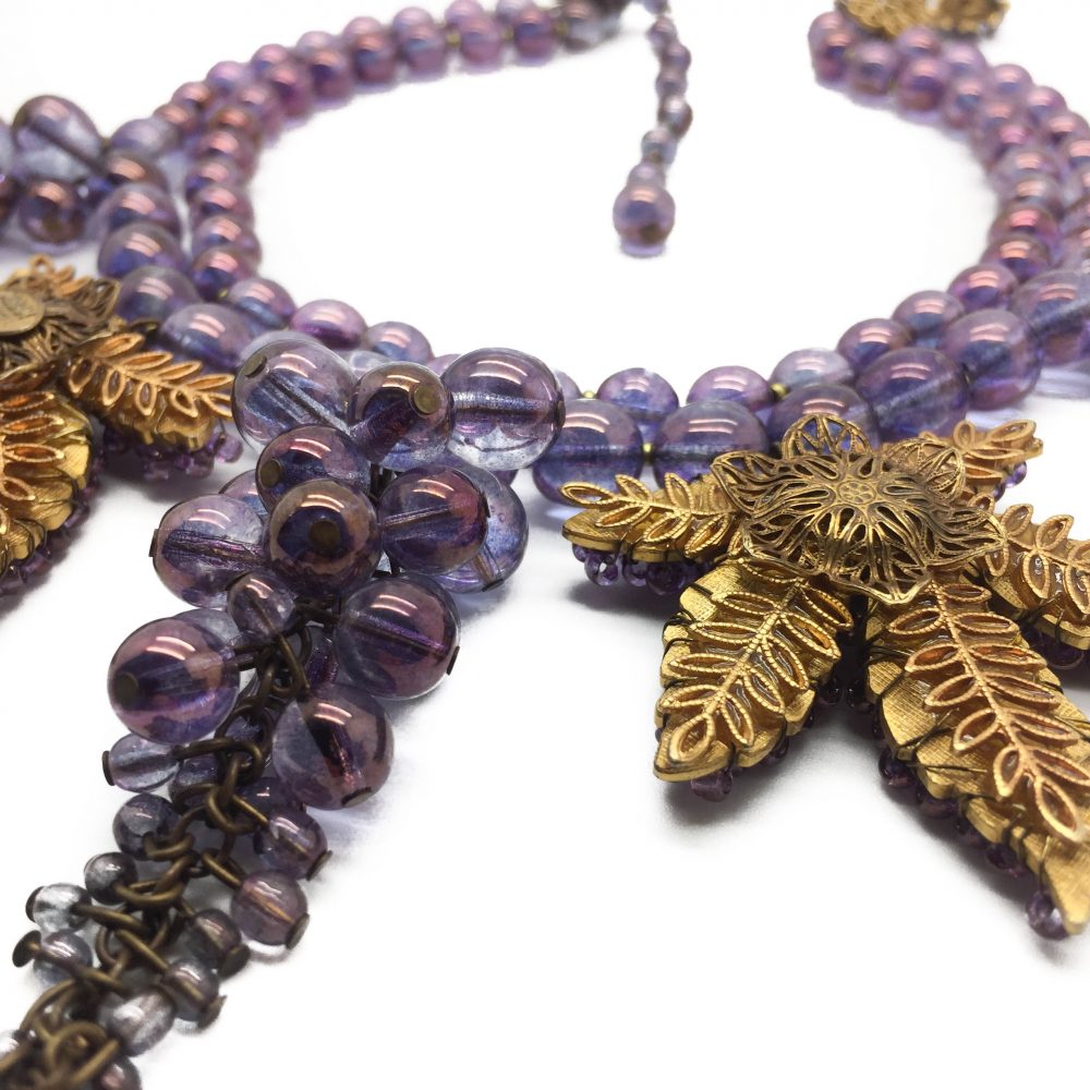 1950s Miriam Haskell Collar Necklace