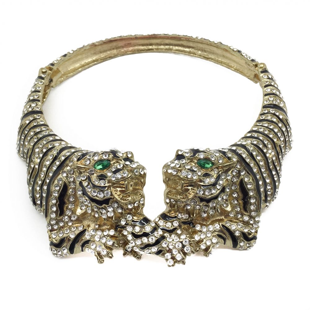 1980s Big Cat Tiger Collar