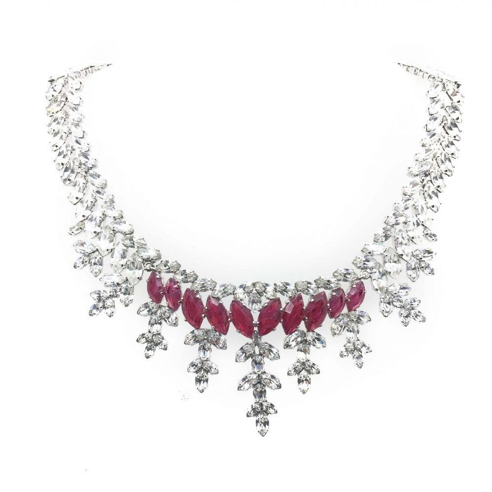 Vintage Christian Dior Ruby Necklace