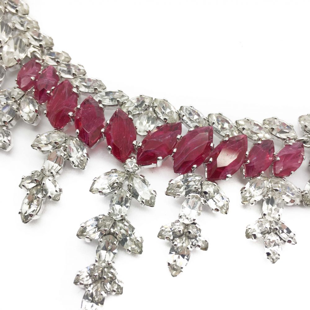 Vintage Christian Dior Ruby Necklace