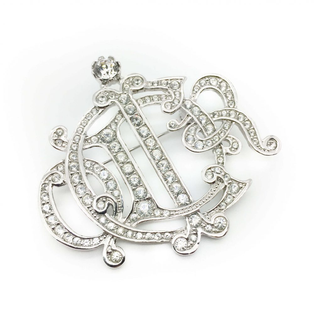 Vintage Dior Monogram Brooch