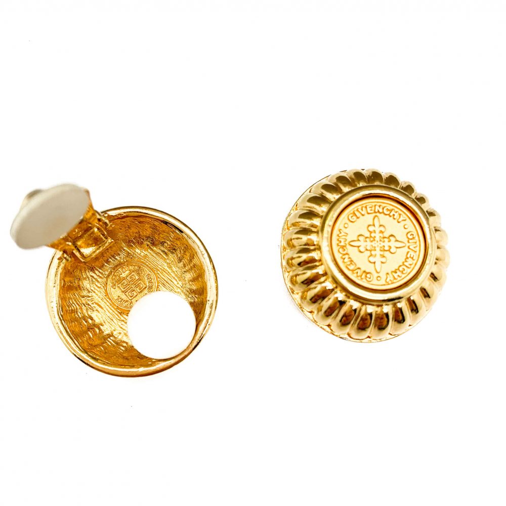 Vintage Givenchy Coin Earrings