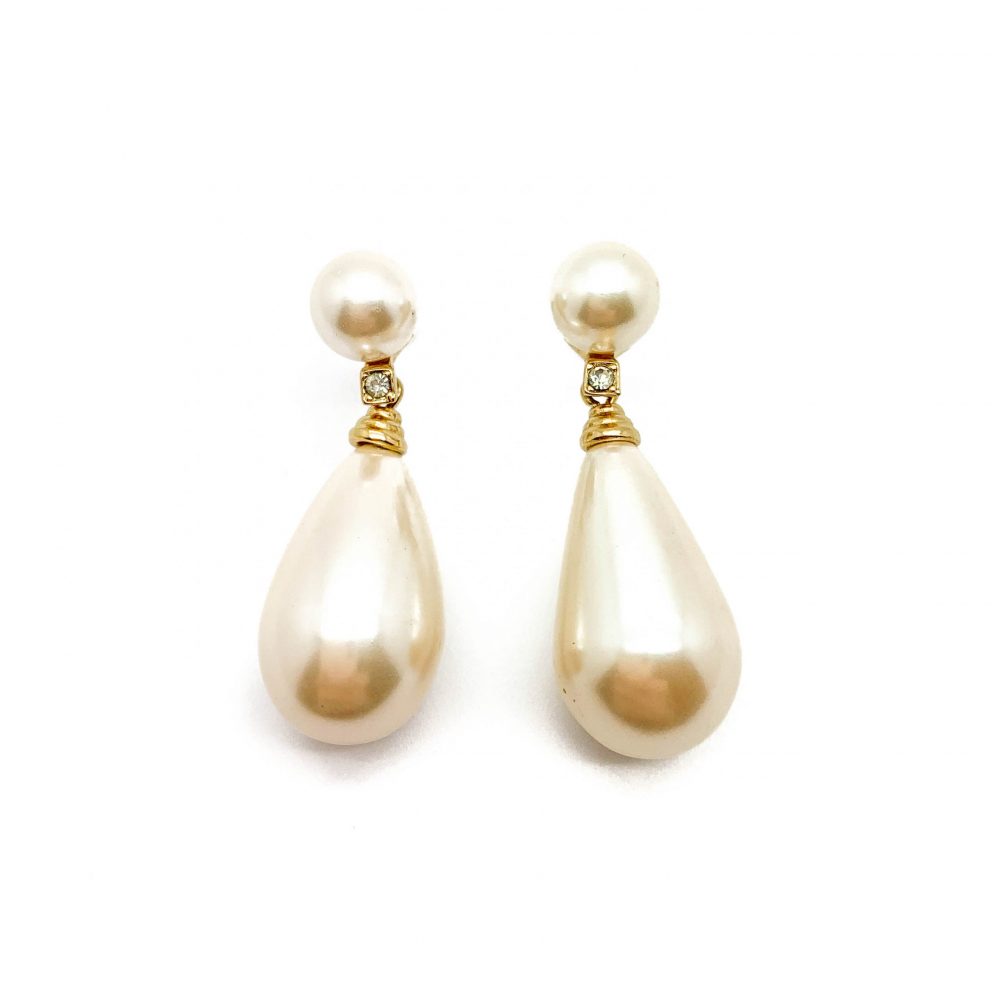 Vintage Dior Pearl Earrings