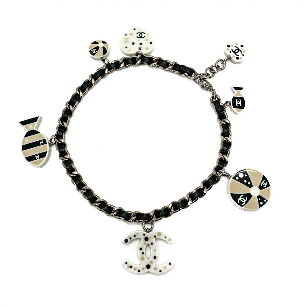 Vintage Chanel Summer CC Logo Necklace