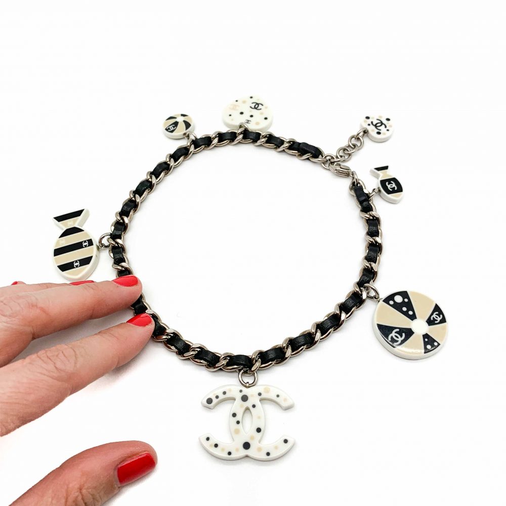 Vintage Chanel Summer CC Logo Necklace
