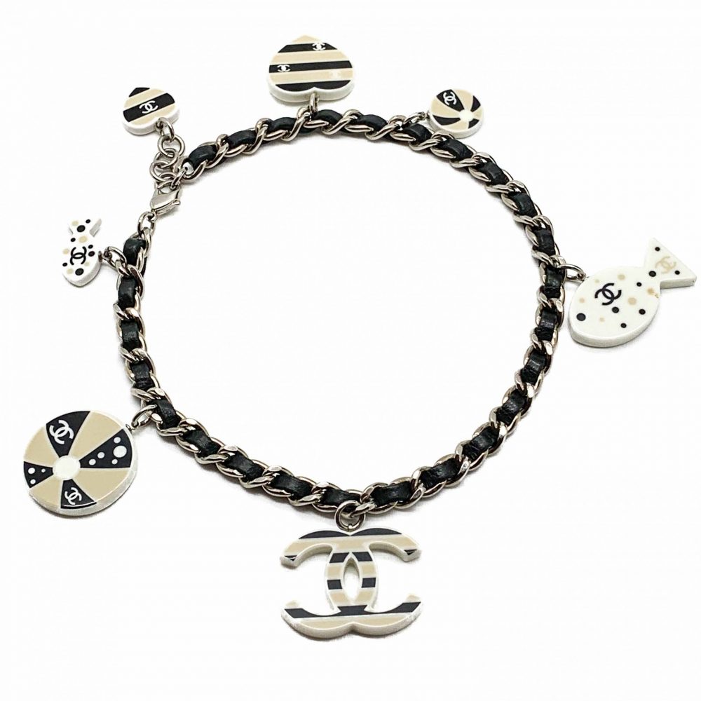 Vintage Chanel Summer CC Logo Necklace