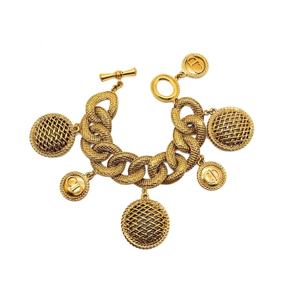 Vintage Dior Logo Bracelet