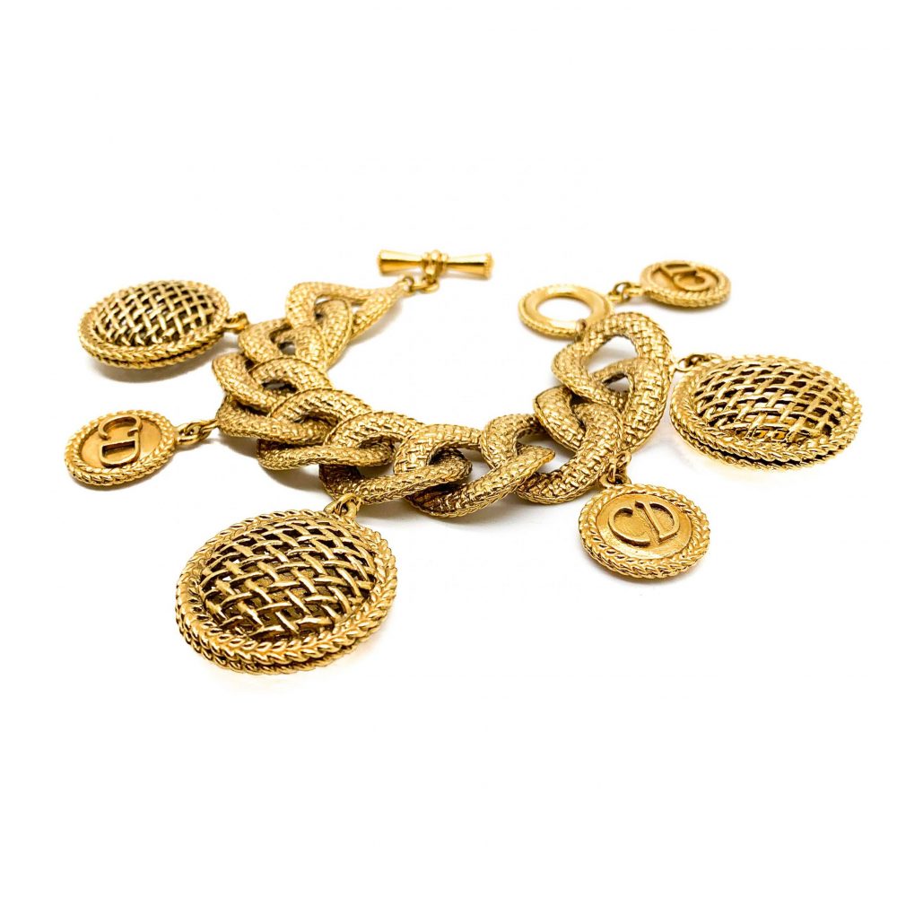 Vintage Dior Logo Bracelet