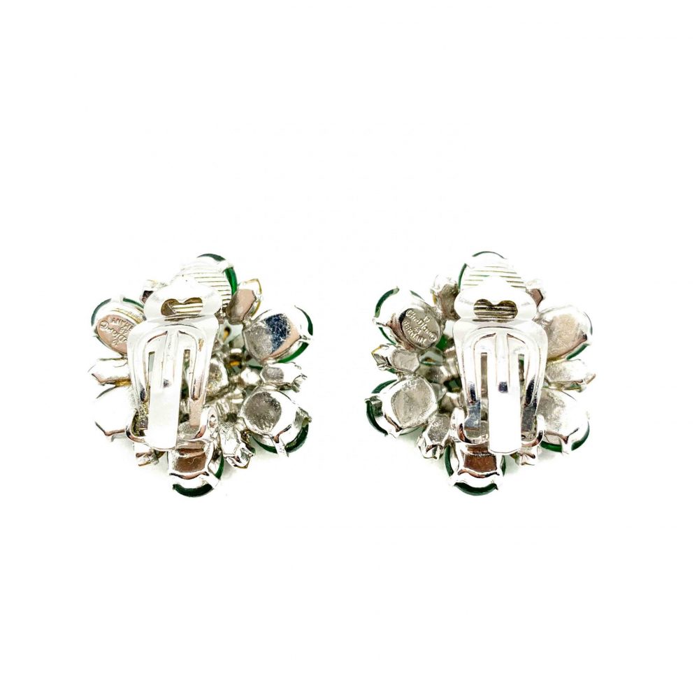 Vintage Dior Emerald Earrings