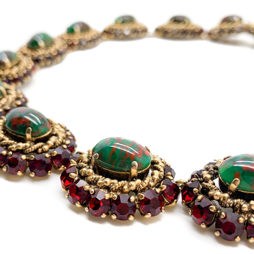 Vintage Dior Parure Necklace Earrings Brooch Suite 1964