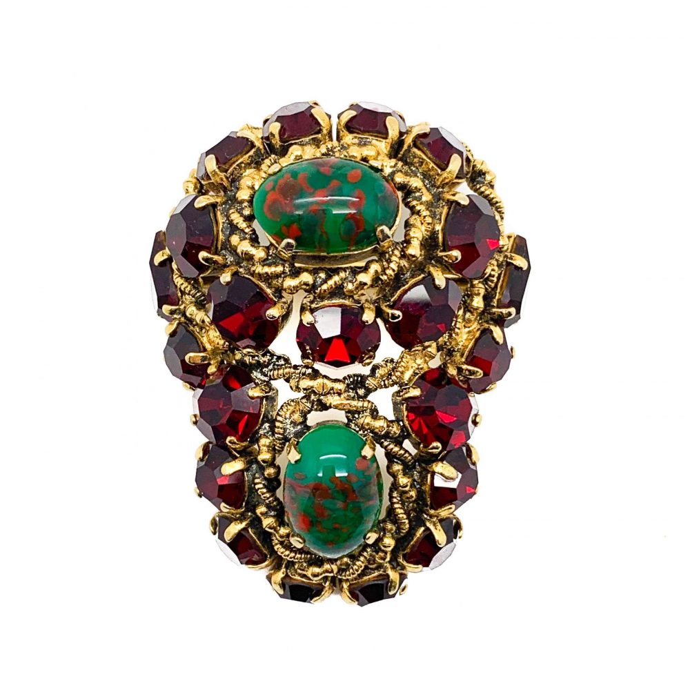 Vintage Dior Parure Necklace Earrings Brooch Suite 1964