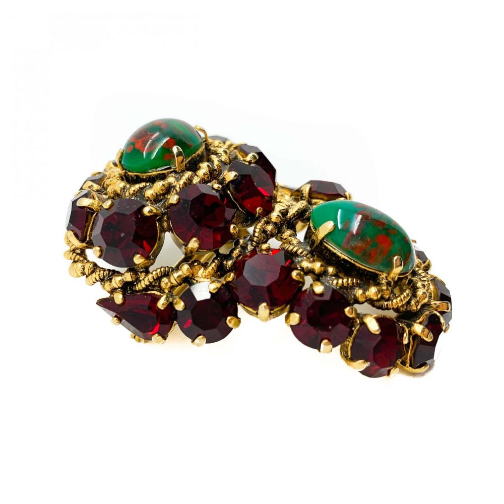 Vintage Dior Parure Necklace Earrings Brooch Suite 1964