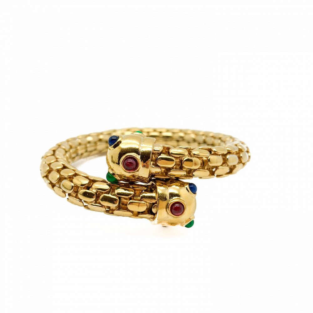 Vintage Gold Jewelled Cuff