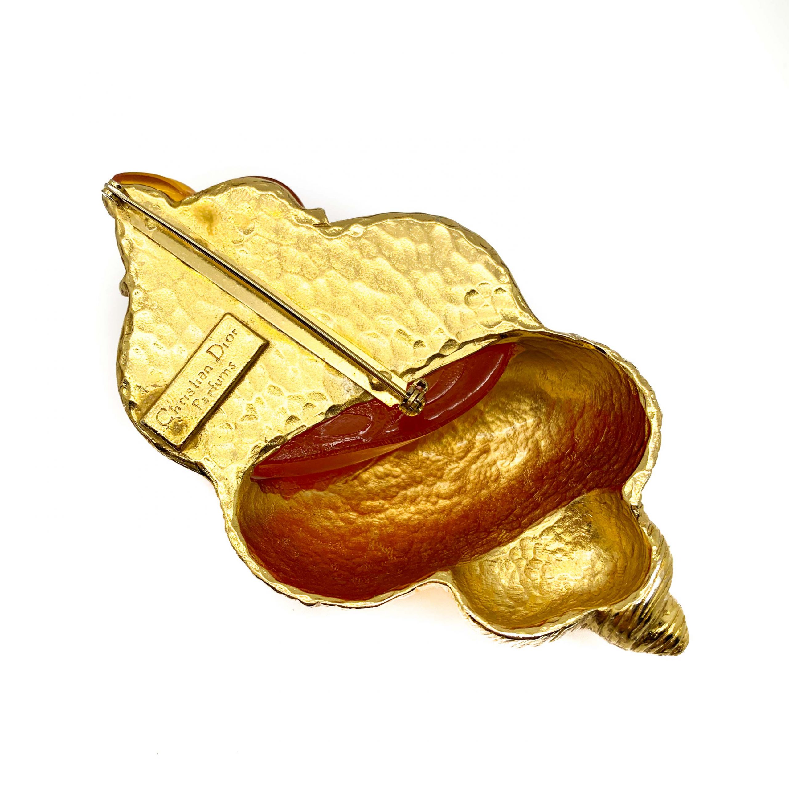 IMG_7714 Vintage Dior Seashell Brooch