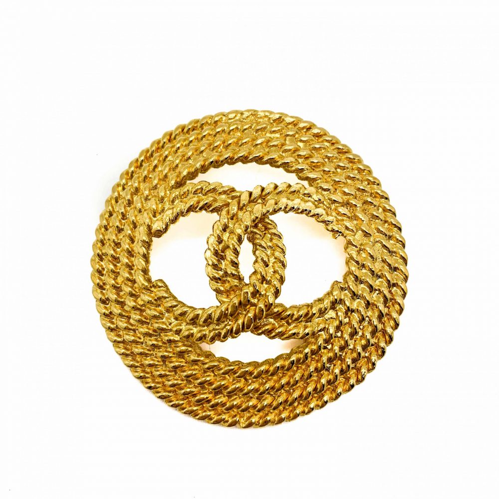 Vintage Chanel CC Brooch