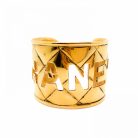 IMG_6400 Vintage Chanel Cut Out Logo Cuff